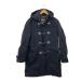 BURBERRY BLACK LABEL* полупальто "даффл коут" /LL/ шерсть /BLK/ ощущение поношенности, шерсть шар иметь / состояние обдумывание /BMC90-308-09/? NULL?