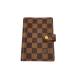 LOUIS VUITTON* Agenda PM_ Damier *eben/ кожа /BRW/ общий рисунок / мужской //
