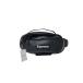 Supreme* сумка-пояс /23AW/Leather Waist Bag/ кожа / черный / одноцветный 