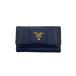 PRADA* Prada / чехол для ключей /PVC/ темно-синий / одноцветный / женский 