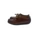 Clarks* deck shoes /23.5cm/BRW/ кожа /11826//
