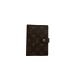 LOUIS VUITTON* Agenda PM_ монограмма * парусина / кожа /BRW/ общий рисунок / женский 