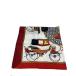 HERMES* шарф / хлопок /RED/ общий рисунок / женский / Calle 90