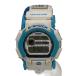 CASIO* кварц наручные часы *G-SHOCK/ цифровой /BLU/WHT
