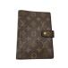 LOUIS VUITTON* Agenda MM_ монограмма * парусина /PVC/BRW/ общий рисунок / женский //