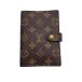 LOUIS VUITTON* Agenda PM_ монограмма * парусина /PVC/BRW/ общий рисунок / женский //