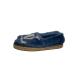 LOUIS VUITTON* эспадрильи /37/BLU/ туфли без застежки / мех /LV Logo 