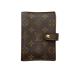 LOUIS VUITTON* Agenda PM_ монограмма * парусина / кожа /BRW/ общий рисунок / мужской //