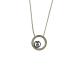 TOMMY HILFIGER*VINE CIRCLE FAMILY/ Logo Circle колье / нержавеющая сталь / серебряный / женский /2780521//