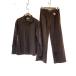 soerte* выставить / рубашка / легкий брюки /2/ искусственный шелк / Brown /SOSTR0723002