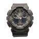 CASIO* кварц наручные часы / аналог / Raver / черный / черный /GA-100CG-1AJF/? NULL?