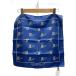 LOUIS VUITTON* шарф / шелк /BLU/ женский 