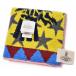  полотенце носовой платок женский 1 листов Vivienne Westwood TWIN EAGLES желтый многоцветный Star звезда проверка полотенце для рук подарок подарок модный 