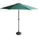  aluminium garden parasol 270cm green tilt reel opening and closing type woman also comfortably 
