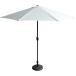  aluminium garden parasol 270cm ivory tilt reel opening and closing type woman also comfortably 