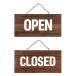 two-face �I�[�v�� �N���[�Y �Ŕ� OPEN CLOSED �ؐ� ���Y�� (�_�[�N�u���E��)