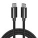 USB-C &amp; USB-C �����֥� (1m, �֥�å�) SLEIJAOOE��20Gbps ��®ž��/ 100W��®