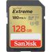SanDisk (�T���f�B�X�N) 128GB Extreme (�G�N�X�g���[��) SDXC UHS-I �������[�J