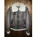 ALPHA Alpha TA1548-268 B-3 JACKET FAKE MOUTON BROWN/IVORY fake mouton Be s Lee military reverse side boa jacket blouson outer 