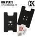 OJK PLATEo- J ke- plate 02 MIDDLE AP BLACK Alpen средний черный Carving plate ST