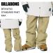[OUTLET] BILLABONG Billabong BF01M703 STANDARD PANT стандартный брюки KHA сноуборд сноуборд одежда стандартный товар 25-26ST