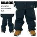 [OUTLET] BILLABONG Billabong BF01M702 WIDE RIB PANT широкий ребра брюки BLK сноуборд сноуборд одежда стандартный товар 25-26ST