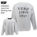 VESP.spVPMS2044 Back Print Bonding Crew одежда для сноуборда вырез лодочкой весна лыжи WGR мужской женский водонепроницаемый водоотталкивающий 26-27ST
