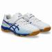 ASICS Asics JUNIOLE 7 IN( белый × голубой ) 1104A055 100 футзал Junior Индия a салон физическая подготовка павильон для липучка ST