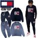  Tommy Hilfiger TOMMY HILFIGER выставить верх и низ футболка 09T4458/09T4459 обратная сторона ворсистый длинный рукав низ тренировочный мужской брюки-джоггеры часть магазин надеты 2 пункт 