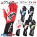  Alpine Stars racing glove Cart for out ..TECH-1 KX V4 FIA8877-2022 official recognition alpinestars 2024 year of model 