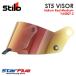 s tea ro helmet mirror shield red light smoked ST5 series for IRIDIUM STILO HELMET YA0807.2