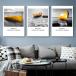 3 шт. комплект ткань лодка sip Monotone panel интерьер искусство panel living подарок искусство рама бесплатная доставка 