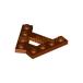  Lego LEGO детали продажа поотдельности #15706 Wedge plate (A type ):retishu Brown 