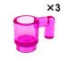  Lego LEGO посуда детали продажа поотдельности #3899 cup : trance темный розовый (3 шт. комплект )