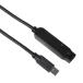USB�P�[�u�� USB3.2 Gen2 �^�C�vA�I�X-�^�C�vC���X 10m �A�N�e�B�u�����P�[�u��(�f�[�^�̂ݑΉ�) US3AMCF100 �y�݌ɕi�z�y���������z �֘A�摜1