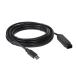 USB�P�[�u�� USB3.2 Gen2 �^�C�vA�I�X-�^�C�vC���X 10m �A�N�e�B�u�����P�[�u��(�f�[�^�̂ݑΉ�) US3AMCF100 �y�݌ɕi�z�y���������z �֘A�摜3