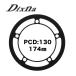 Dixna(�ǥ�����) �饤�󥬡��� PCD130 174mm BK