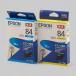 бесплатная доставка!! EPSON ICC84 Cyan ICY84 желтый большая вместимость чернильный картридж насекомое очки 2 -цветный набор оригинальный [ku]