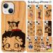 ᡼ ̵ iPhone13 ٥ƥ֡ å  С ϡ ϡɥ  WOOD  ŷ ٥ƥ BETTYBOOP ٥ƥ ѥ