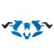 YAMAHA TENERE700 REVOLUTION PLASTIC KIT RTECH экстерьер 5 позиций комплект SKY BLUE