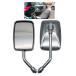 �y�݊��i�z �o�C�N �~���[ �I�[�g�o�C �V���[�g ���� �C�� ���E�Z�b�g 10mm CB400SF PCX ��V���o�[ ���b�L �X�N�G�A�[ �֘A�摜2