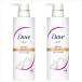 2セット Dove ダヴ うねりケア シャンプー ポンプ 本体 500g  うねり くせ 抑える つや髪 うるおい しっとり ヘアケア ダメー