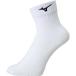 MIZUNO Mizuno короткие носки (5 пальцев ) белый × черный волейбол носки 