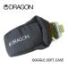 DRAGON Dragon защитные очки кейс SOFT GOGGLE CASE цвет BLACK чёрный лыжи сноуборд кейс для хранения 