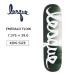 LESQUE отсутствует ke Kids ребенок скейтборд панель EMERALD FLOW ширина 7.375 дюймовый длина 29 дюймовый популярный Street лампа вертикальный популярный 