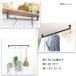 �E�H�[���o�[W900H70  �n���K�[�o�[ �Ǖt�� �A�C�A���o�[ �n���K�[ �N���[�[�b�g �������� ���� �ϗt�A�� �݂艺�� �{��x�� �����h���[���[�� ��  61-BLACK �֘A�摜5