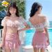  купальный костюм женский One-piece type 2 позиций комплект девушки плавание одежда плавание морская вода . горячие источники пляж mizgi симпатичный 