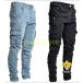  мотоцикл брюки Rider's брюки Denim брюки G хлеб джинсы мужской обтягивающий брюки мотоциклетная экипировка высокий стрейч авария casual тонкий 