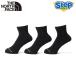  North Face носки бег Anne i-bn dry 3P лодыжка NN82605-K THE NORTH FACE Running Uneven Dry 3P Ankle[ мужской ][ женский ]
