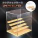  acrylic fiber case large exhibition for storage case transparent figure case collection case stage attaching dustproof construction easy display exhibition case 